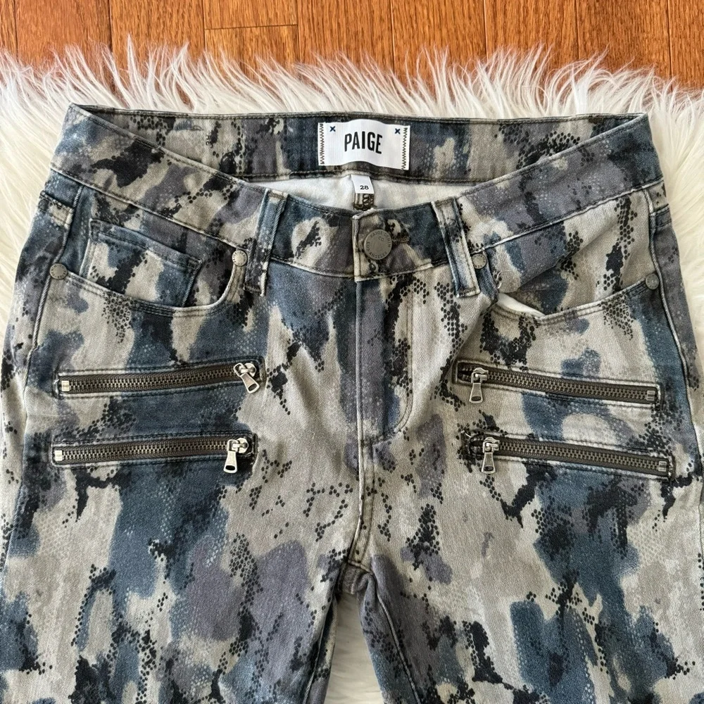 PAIGE snakeskin edgemont
